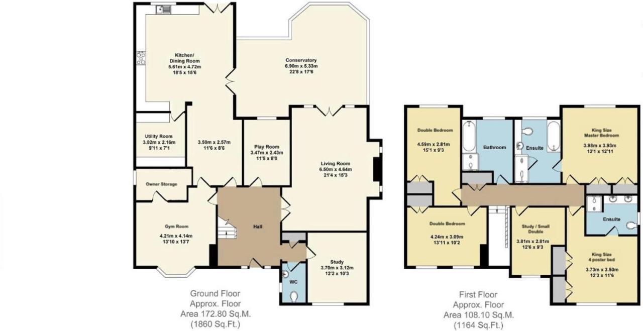 5 Bedroom 4 Bathroom Gym Playroom Country Home Leamington Spa Esterno foto